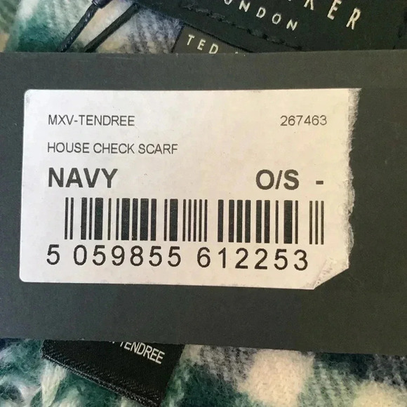 NWT Ted Baker London Checked scarf - Picture 6 of 10